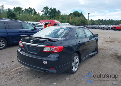 2013 Toyota Corolla S z USA, uszkodzony, nr VIN 2T1BU4EE8DC010490